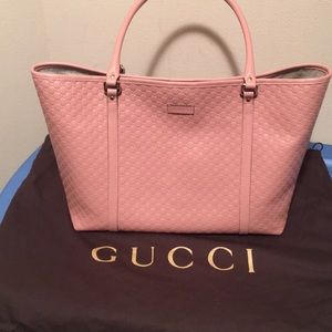 Authentic Gucci Bag Microguccissima soft pink